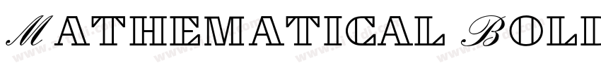 Mathematical Bold字体转换